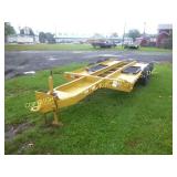 15FT X 6FT 7IN  HOMEMADE TRI-AXLE TRAILER