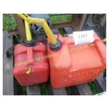 (2) GAS CANS