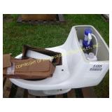 TOILET W/ TANK, TANK COVER AND SEAT