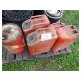 (5) METAL FUEL CANS