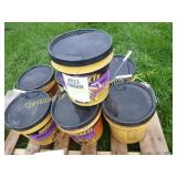 (7) BUCKETS OF MASONRY CONCRETE COATING