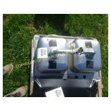 DUAL STAINLESS STEEL SINK