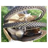 LOT OF BICYCLE PARTS