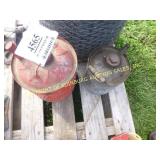 (2) METAL FUEL CANS