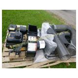 DR OHU ENGINE LEAF VAC IN PIECES ON PALLET