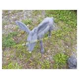 DONKEY CONCRETE LAWN ORNAMENT