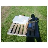 EATON SAFETY SWITCH & BOX OF TRANSFORMERS