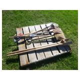PALLET OF LAWN TOOLS