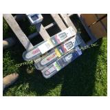 (3) OREGON CHAINSAW BAR AND CHAIN
