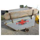 JAMESWAY FEED TRUCK METAL CART DUMPS