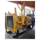 Diesel 75 6 Cylinder Motor, Mounted On Stand,
