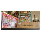 mix Lot of (3 pcs) assorted Barbie dream house,