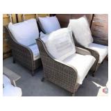 Hampton Bay Patio Chairs Lot of (4pcs) Hampton