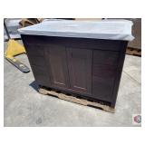vanity Lot (1 pcs) vanity 49 in chocolate with