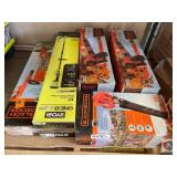 RYOBI, Black and Decker Lot of (5 pcs) assorted