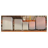 mix luggages Lot of (5 pcs) assorted luggages,