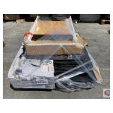 mix Lot of assorted shelving, workbench and more,