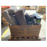 mix Lot of assorted pet beds and more, content on