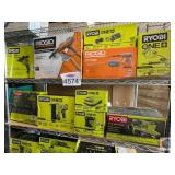 RYOBI, RIDGID Lot of (10 pcs) assorted RYOBI and