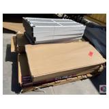 mix shelves Lot of (6 pcs) assorted shelves,