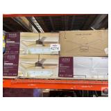 mix Lot of (4 pcs) assorted ceilings fans,