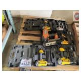 DeWALT, RIDGID and porter cable Lot of (6 pcs)
