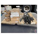 mix Lot of assorted planters, and more, content