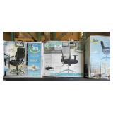 mix Lot of (3 pcs) assorted office chairs,
