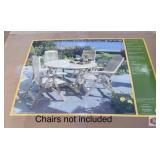 dining tables Lot of (2 pcs) round outdoor dining