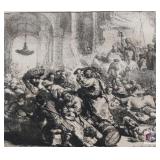 Rembrandt museum strike Christ driving the