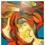 Original Acrylic on Canvas signed by muralist
