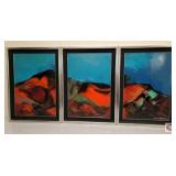 Artist Jorge Flores, muralist (1934-2008) Medium
