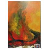 Original Acrylic on Canvas signed by muralist