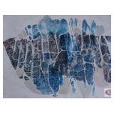 Glacier. Watercolor by IG. Unframed. 22.5"w 30"h.