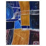Web #2. Watercolor by IG. Unframed. 22.5"w 30"h.