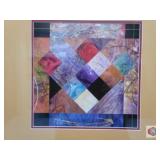 Abstract frame 21" square. Artworkï¿½12" square Ref