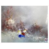 Max Karp - Two Children Artist Max Karp (1916-