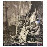 Rembrandt museum strike Christ before Pilate