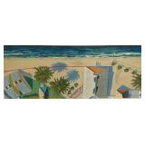 California Beach Signed limited edition. Framed.