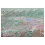 Mountainscape abstract by Isabel Mackillop.