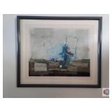 Blue Symphony Nissan Emgel framed Ltd Ed. 139 of