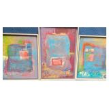 Madelyn Engle Abstract Beach blankets w/pillows