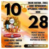 Save the date  - Oct 28th next auction