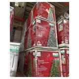 Lot of 3 Christmas trees 7.5 ft