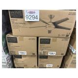 5 pcs Windward 52 in. LED Brushed Nickel Indoor