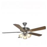 5 pcs New Glendale 52 in. Indoor Brushed Nickel