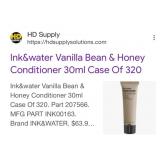 13 cases of 320 pcs Ink&water Vanilla Bean &