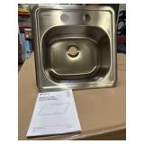 100 pcs new aspen 15 inch sink stainless steel
