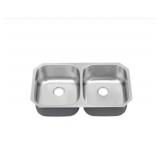 12 pcs Seasons 32 In. Undermount Double Bowl