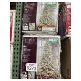 Lot of 2 Christmas trees 7.5 ft and 9 ft